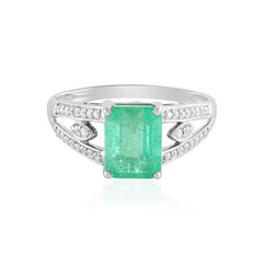 Anillo en oro con Esmeralda de Rusia (AMAYANI)