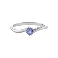 Anillo en plata con Tanzanita