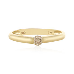 Anillo en oro con Diamante chocolate I1
