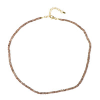 Collar en plata con Zircón rosado