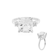Anillo en plata con Cuarzo blanco