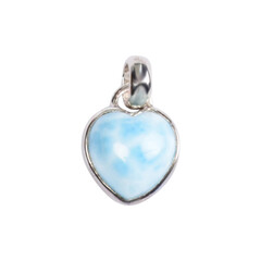 Colgante en plata con Larimar