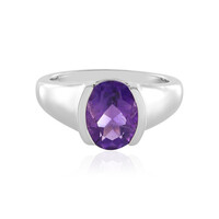 Anillo en plata con Amatista de Siberia