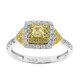 Anillo en oro con Diamante amarillo SI2 (CIRARI)
