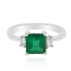 Anillo en oro con Esmeralda de Colombia (CIRARI)
