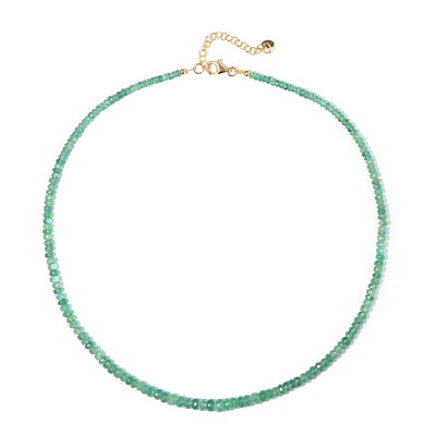 Collar en plata con Esmeralda de Zambia