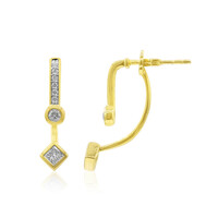 Pendientes en oro con Diamante SI1 (G)