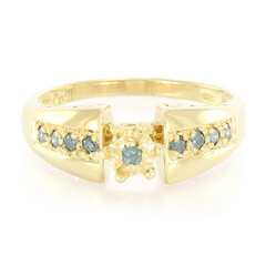 Anillo en plata con Diamante fantasía