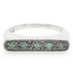 Anillo en plata con Diamante fantasía