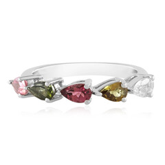 Anillo en plata con Turmalina