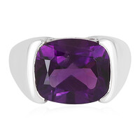 Anillo en plata con Amatista de Siberia