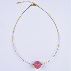 Collar en acero inoxidable con Tulita