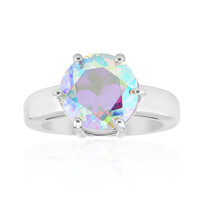 Anillo en plata con Cuarzo Rayo de luna
