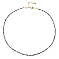 Collar en plata con Alejandrita ojos de gato