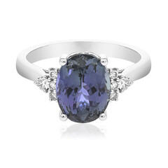 Anillo en oro con Tanzanita sin calentar (CIRARI)