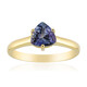 Anillo en oro con Tanzanita sin calentar