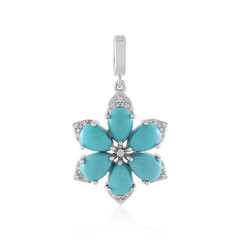 Colgante en plata con Turquesa