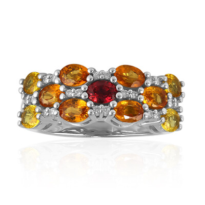 Anillo en plata con Zafiro