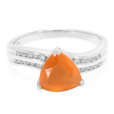 Anillo en plata con Cornalina