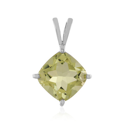 Colgante en plata con Quarzo limón