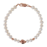 Brazalete en plata con Perla Freshwater (Joias do Paraíso)