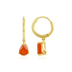 Pendientes en plata con Cornalina