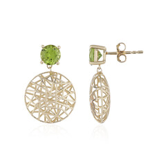 Pendientes en oro con Peridoto (Ornaments by de Melo)