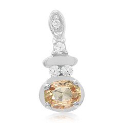 Colgante en plata con Zafiro Padparadscha