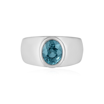 Anillo de hombre en plata con Zircón de Ratanak Kirí