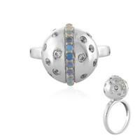 Anillo en plata con Ópalo de Welo