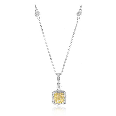 Collar en oro con Diamante amarillo SI2 (CIRARI)