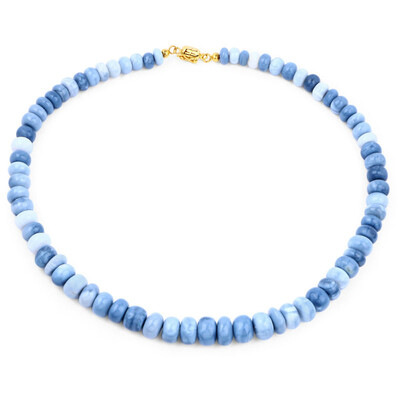 Collar en plata con Ópalo azul