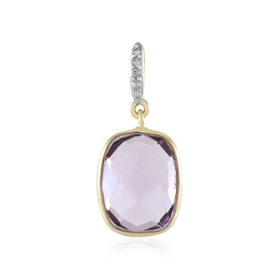 Colgante en oro con Amatista Rosa de Francia