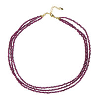 Collar en plata con Rubí de Mozambique