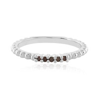 Anillo en plata con Diamante rojo I2