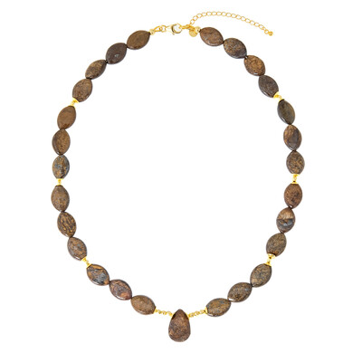 Collar en plata con Broncita