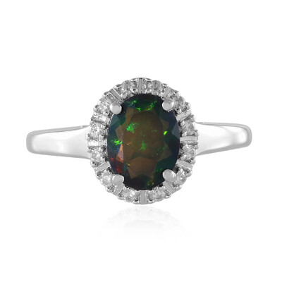 Anillo en plata con Ópalo de Mezezo