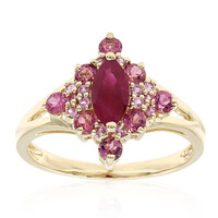 Anillo en oro con Rubí