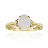 Anillo en oro con Ópalo de Australia