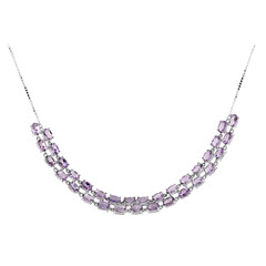 Collar en plata con Amatista