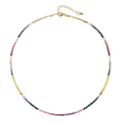 Collar en plata con Zafiro