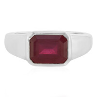 Anillo en plata con Rubí de Madagascar