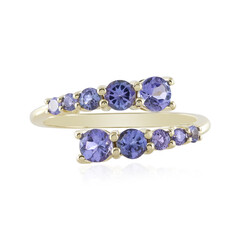 Anillo en oro con Tanzanita (de Melo)