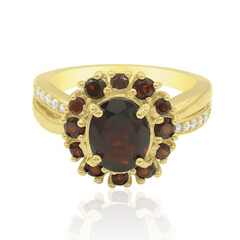 Anillo en plata con Granate