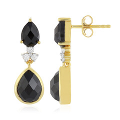 Pendientes en plata con Espinela negra