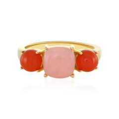 Anillo en plata con Ópalo rosa