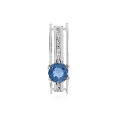 Colgante en plata con Fluorita de color cambiante (MONOSONO COLLECTION)