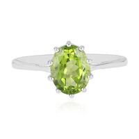 Anillo en plata con Peridoto