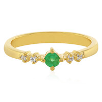 Anillo en plata con Esmeralda de Colombia