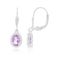 Pendientes en plata con Amatista